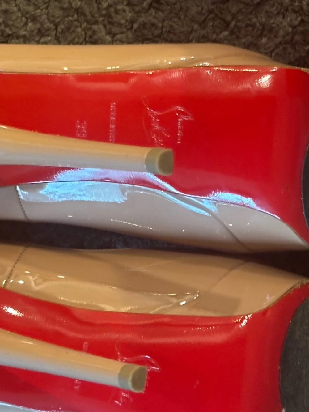 Christian Louboutin Lady Peep Patent Calf 150